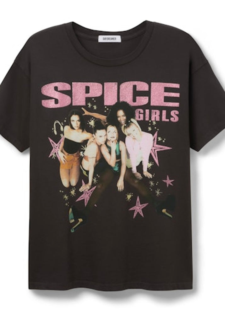 Daydreamer Spice Girls Doodles Tee | Reactive Black