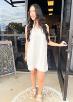 Beach Bum Mini Dress | Natural