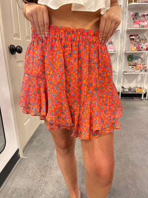 Reset by Jane Silky Amore Skirt | Hot Pink