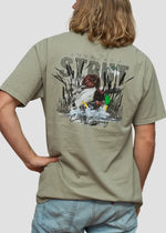 Southern Strut Boykin and Mallard Tee | Faded Fatigue