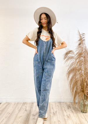 Oli & Hali Good Luck Denim Overall | Medium