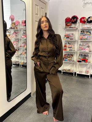 Lucca Brown Top