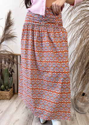 Sincerely Ours Autumn Brunch Midi Skirt