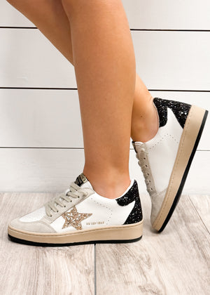 Vintage Havana Denisse 34 Sneaker | Black & Gold