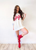 Livy Lu Hogs Barbie Thrifted Tee | Off White