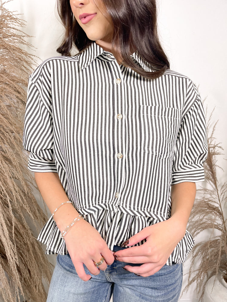 Acorn Lane Stripe Button Down