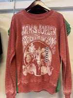 Recycled Karma Janis Joplin Sweatshirt | Red