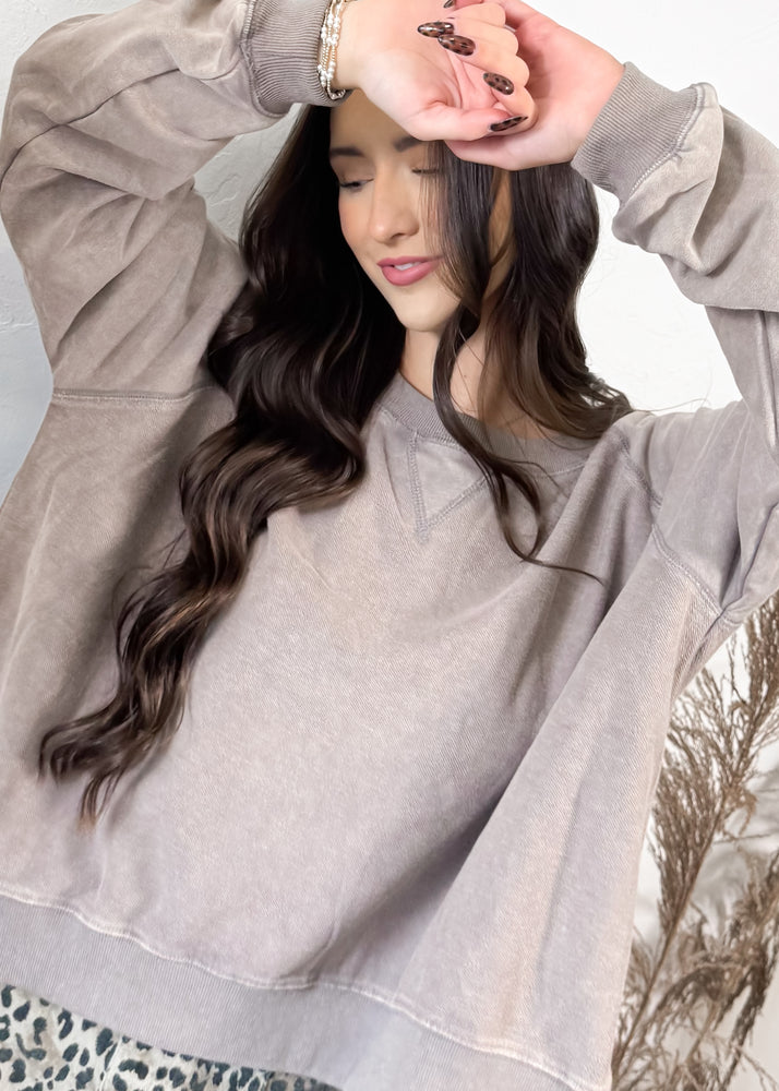 Warm Nutmeg Sweatshirt | Mushroom