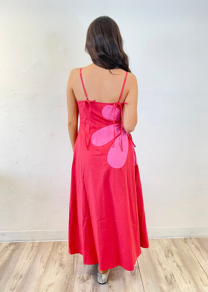 Strut and Bolt Stevie Midi Dress | Red/Pink