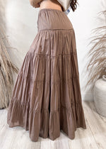 Wanderer Boho Maxi Skirt | Mocha