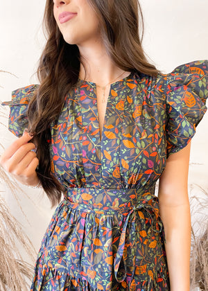 Sincerely Ours Boho Harvest Dress | Winter Garden