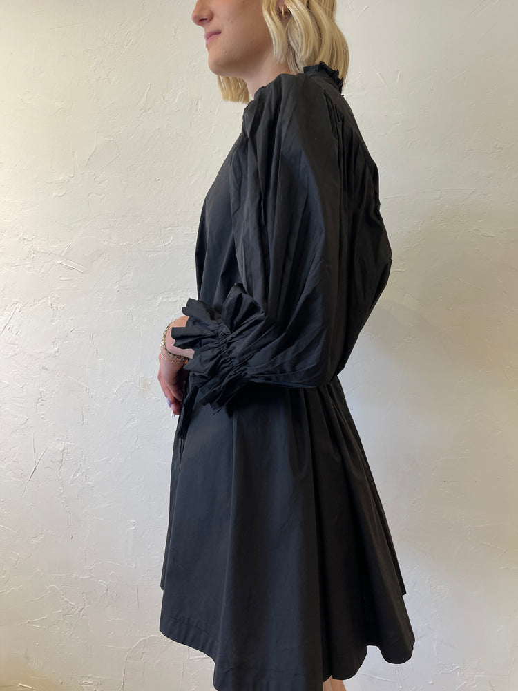 Sincerely Ours Let’s Dance Poplin Mini Dress | Black