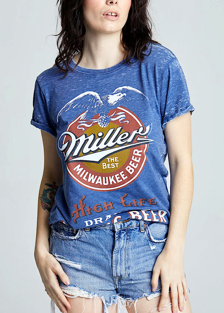 
            
                Load image into Gallery viewer, Recycled Karma Miller Tee | Navy
            
        
