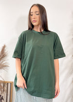 Daily Fit Boyfriend Tee | Hunter Green