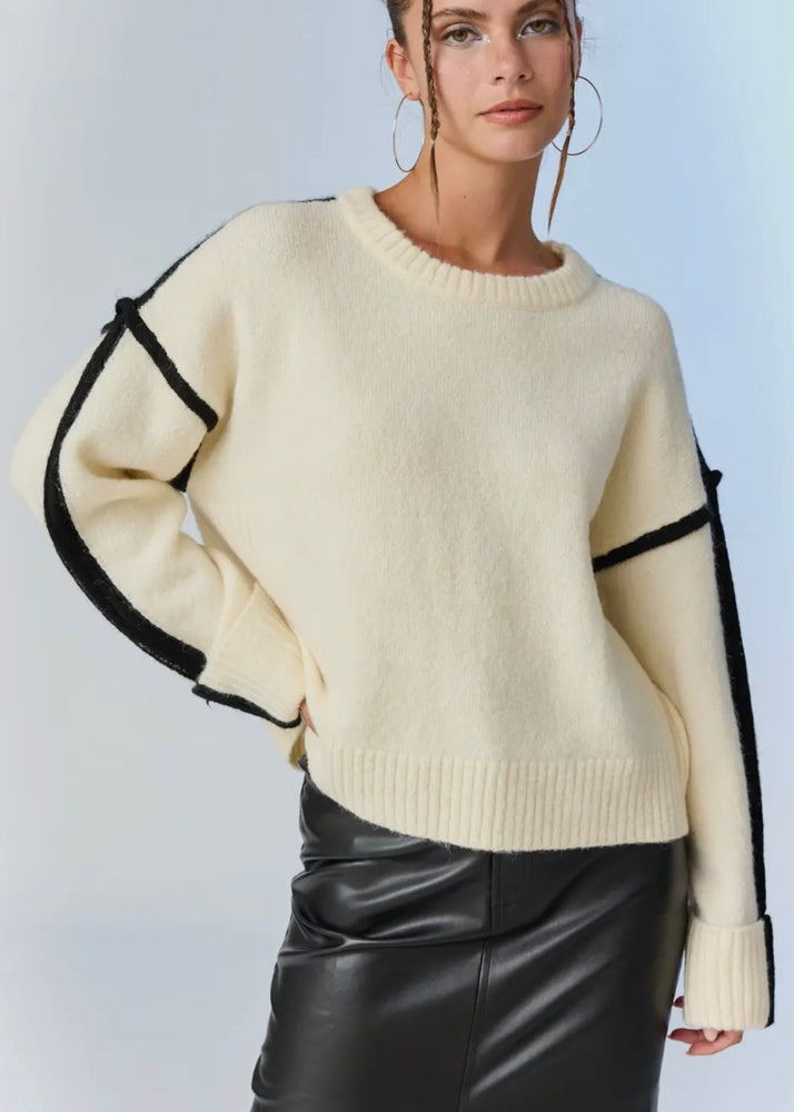 Cuddled Up Cutie Sweater | Cream