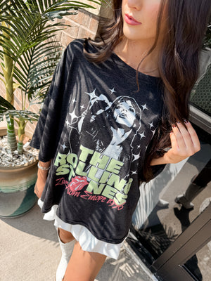 Recycled Karma The Rolling Stones Live From Europe 1976 Tee | Black