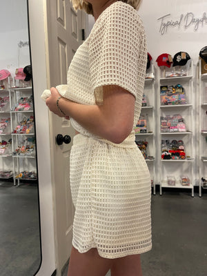 Meet Me In Santorini Vanila Honeycomb Set | Cream