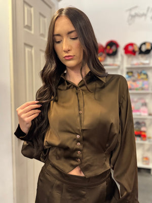 Lucca Brown Top