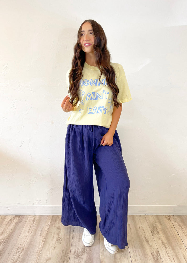 Mommin’ Ain’t Easy Tee | Butter Yellow