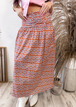 Sincerely Ours Autumn Brunch Midi Skirt