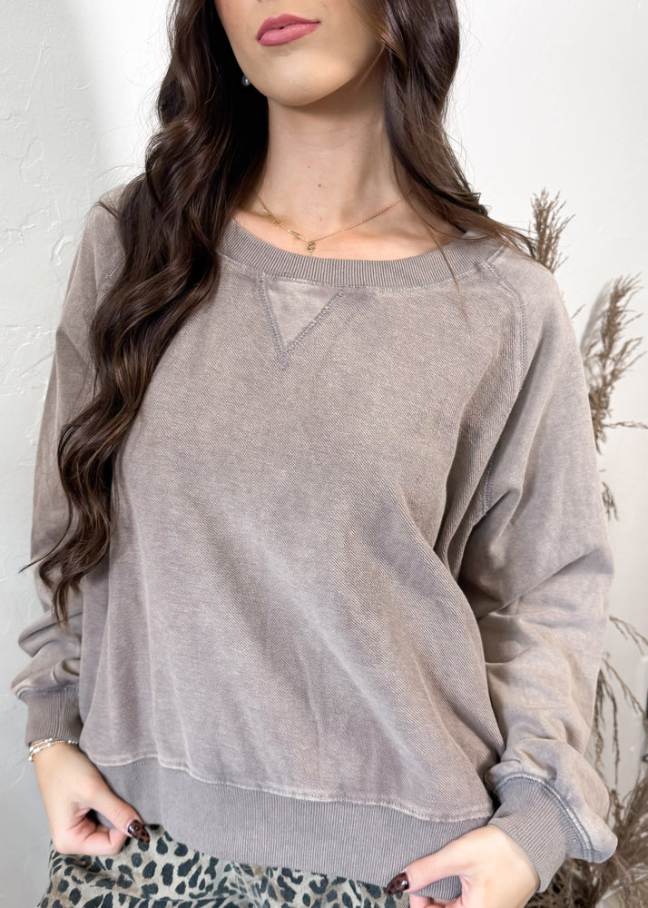 Warm Nutmeg Sweatshirt | Mushroom