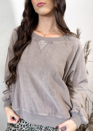 Warm Nutmeg Sweatshirt | Mushroom