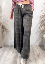 Vintage Havana Tencel Wide Leg Pant | Camo