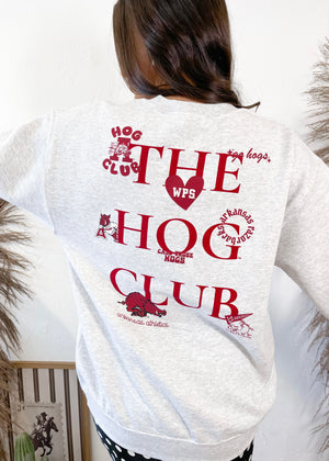 The Hog Club Sweatshirt | Heather Grey