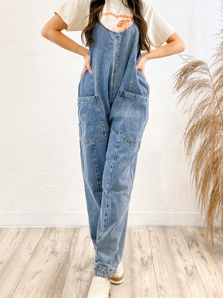 Oli & Hali Good Luck Denim Overall | Medium