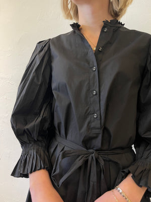 Sincerely Ours Let’s Dance Poplin Mini Dress | Black
