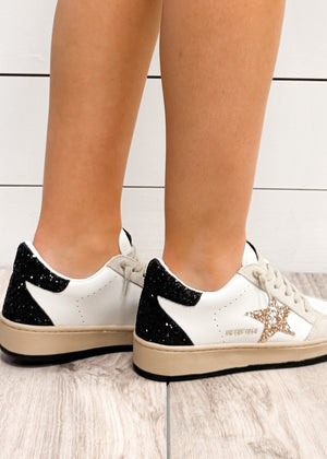 Vintage Havana Denisse 34 Sneaker | Black & Gold