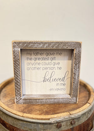 Wood Sign | The Greatest Gift
