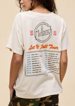 Daydreamer Midland Let It Roll Tour Tee | Dirty White
