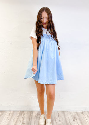 Bailey Mini Dress | Sky Blue