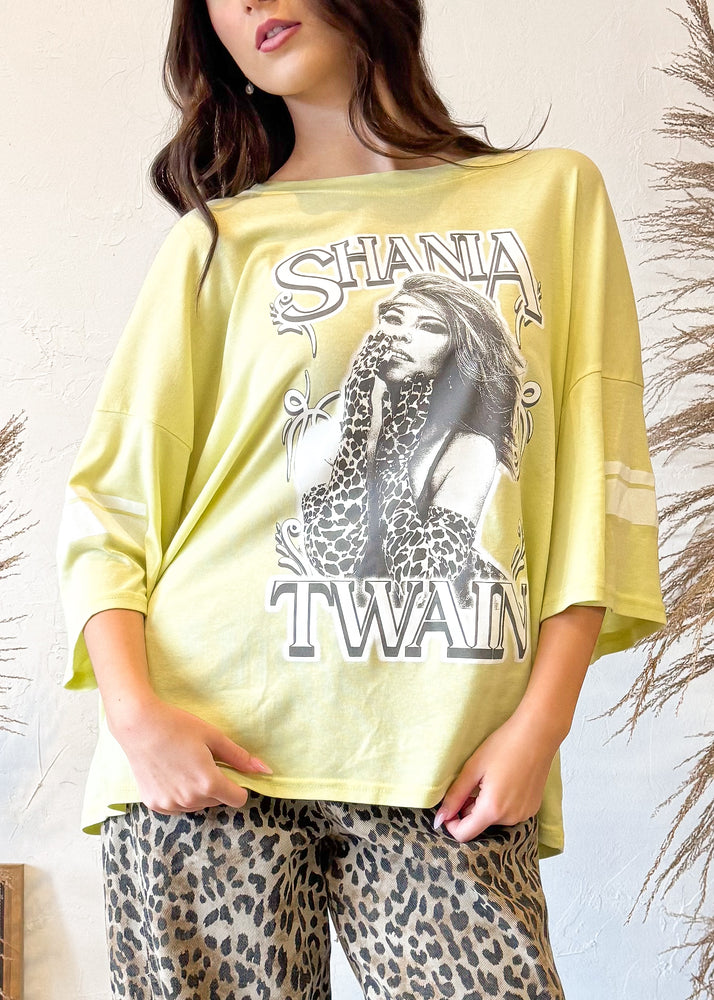 Recycled Karma Shania Twain Tee | Yellow
