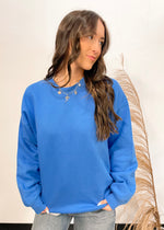 Vintage Havana Proweave Crewneck | Blue