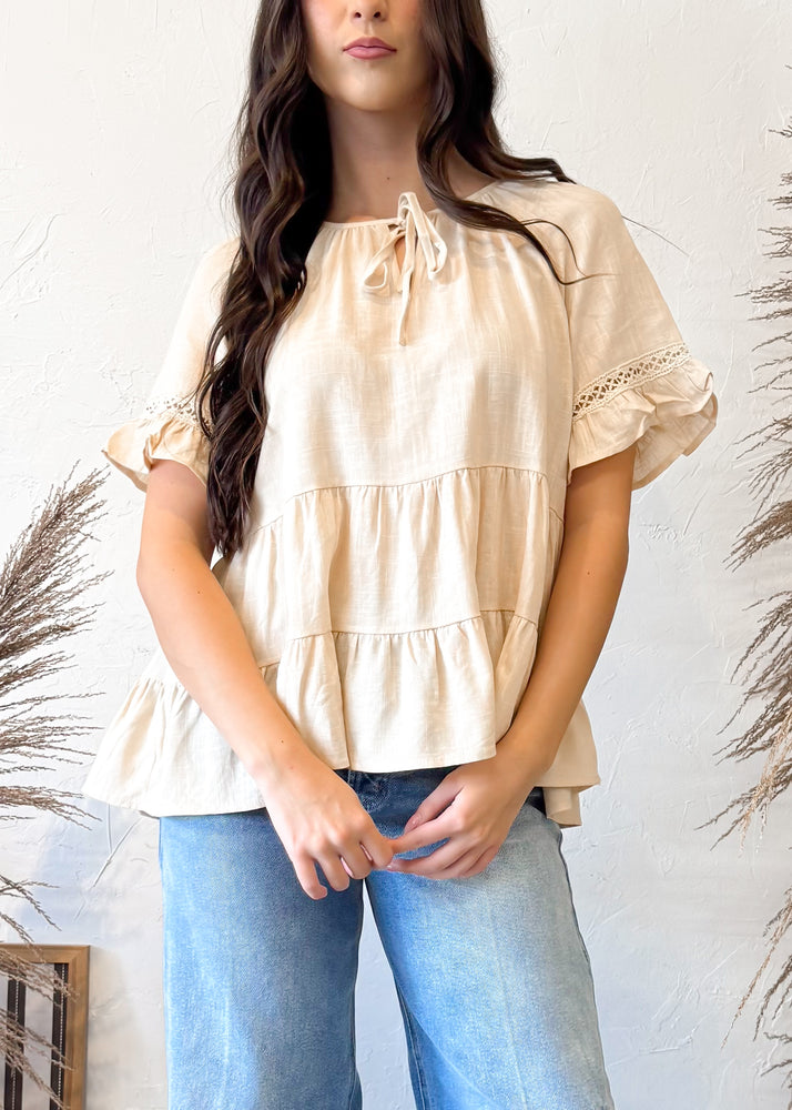 Living Simply Crochet Baby Doll Top