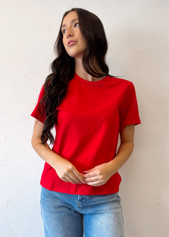 Effortless Baby Tee | Red