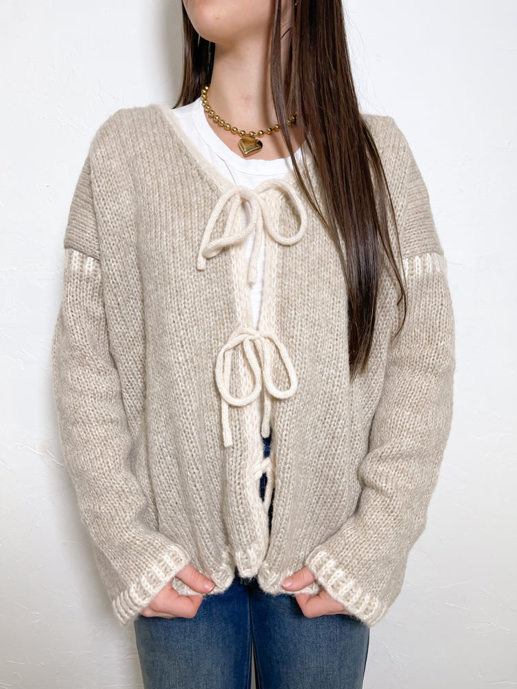 Three Wishes Cardigan | Taupe