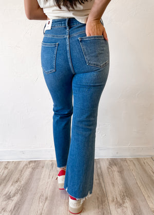 JBD Piper Cropped Flare Jean | Medium