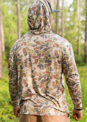
            
                Load image into Gallery viewer, Burlebo Performance Hoodie | Driftwood Camo
            
        