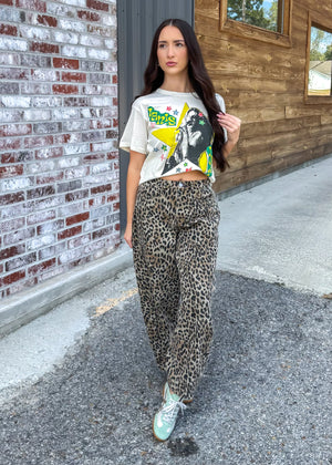 Daydreamer Janis Joplin Scrapbook Art Boyfriend Tee
