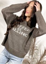 Coffee Is Calling Crew Neck Sweater | Coco