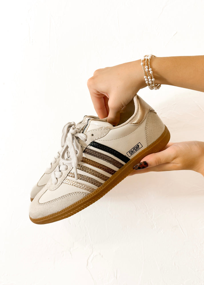 SHUSHOP STEVIE SNEAKER | METALLICS