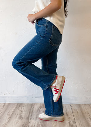 JBD Halle High Rise Straight Jean | Dark