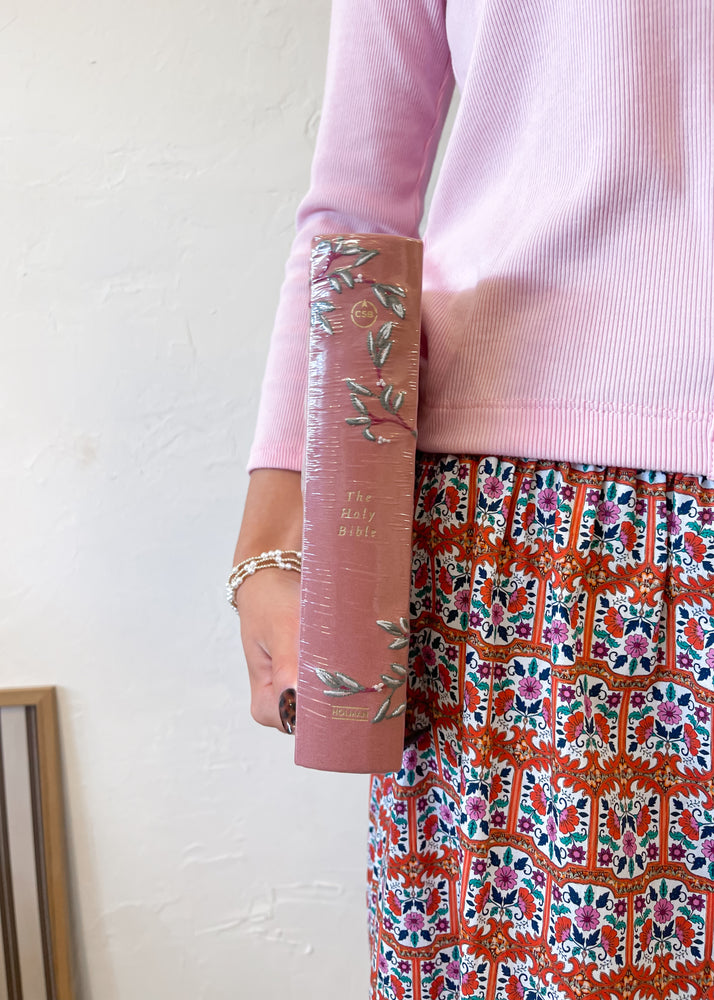 Hosanna Revival Csb Note-Taking Bible | Rosedal Theme