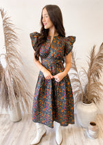 Sincerely Ours Boho Harvest Dress | Winter Garden