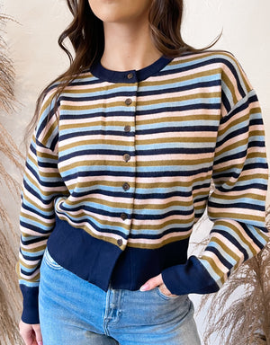 Frnch Harper Cardigan | Bleu Marine