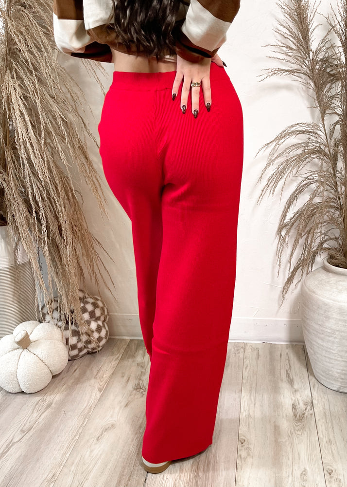 Frnch Cosse Pant | Rouge Red