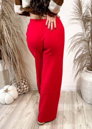 Frnch Cosse Pant | Rouge Red